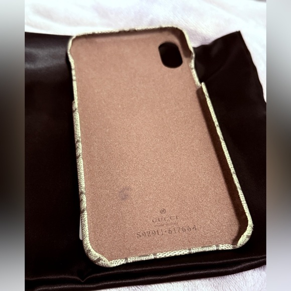 GUCCI PHONE CASE - IPHONE 10 XS MAX - BROWN - Picture 5 of 6